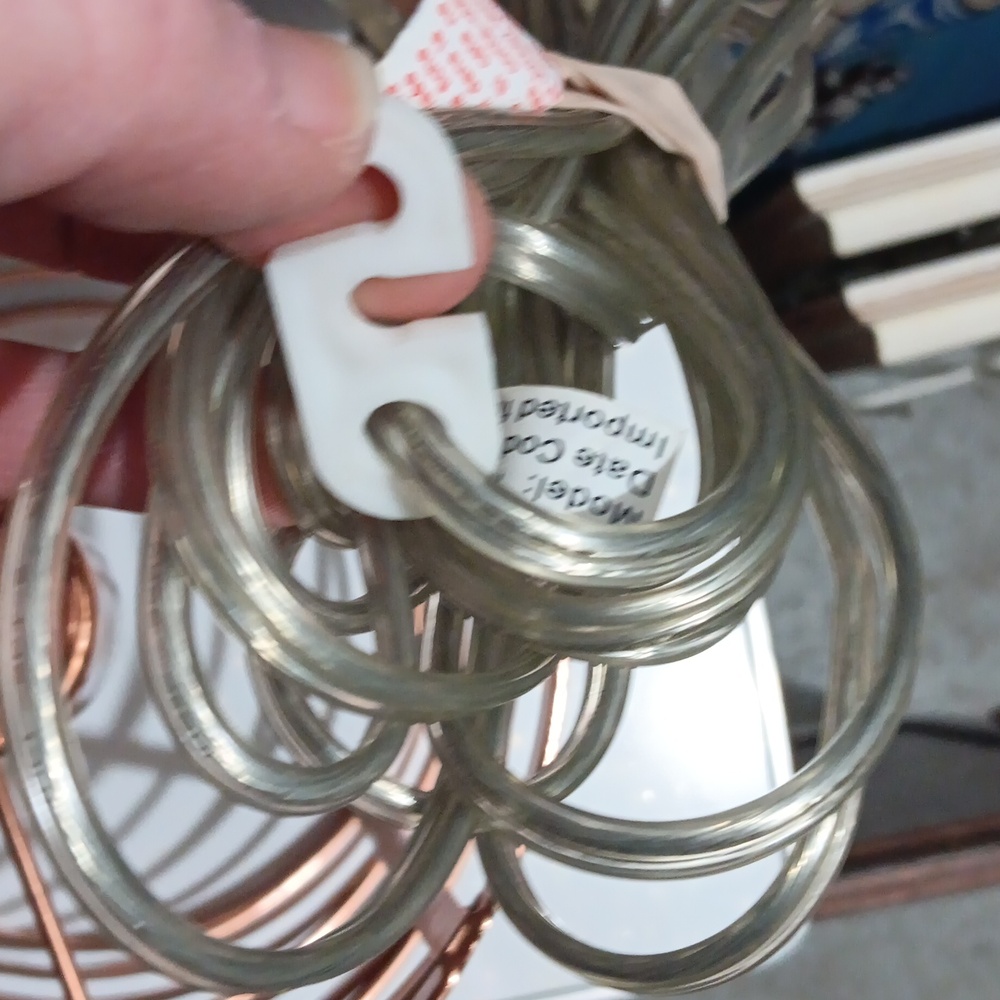 Copper Spiral Cage Pendant Lamp | Modern Metallic Accent - Picture 4 of 9